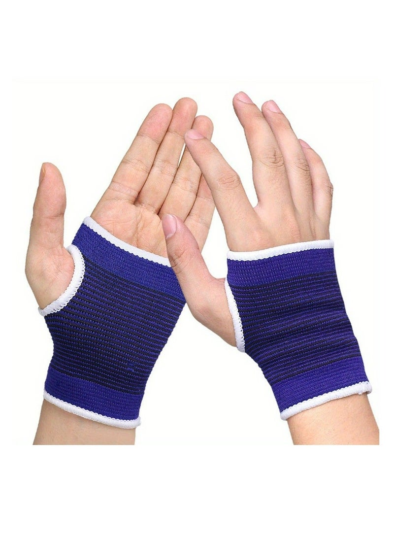 2pcs Wrist Support Hand Brace – Gym Wrist Palm Protector for Pain Relief, Carpal Tunnel & Tendonitis, Adjustable Unisex Fitness Support - Image 5
